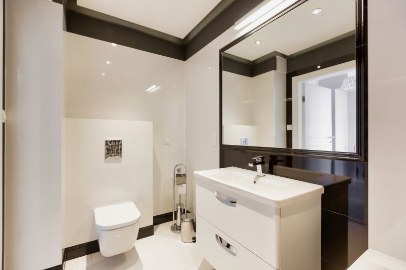 Modern Vanity and Mirror