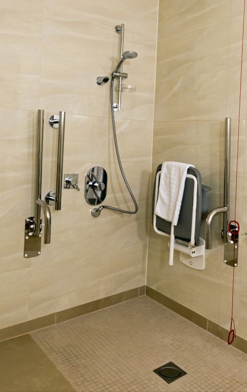 Compact Shower with Bench